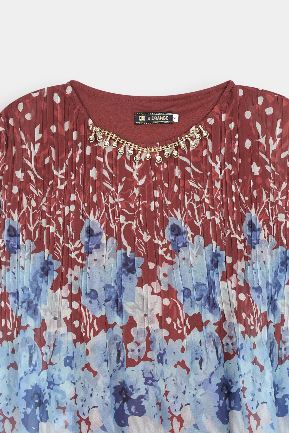 ladies Imported Floral Printed Top 741#