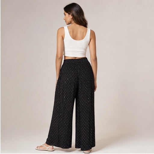 imported ladies Black white dot ladies flapper QD----31