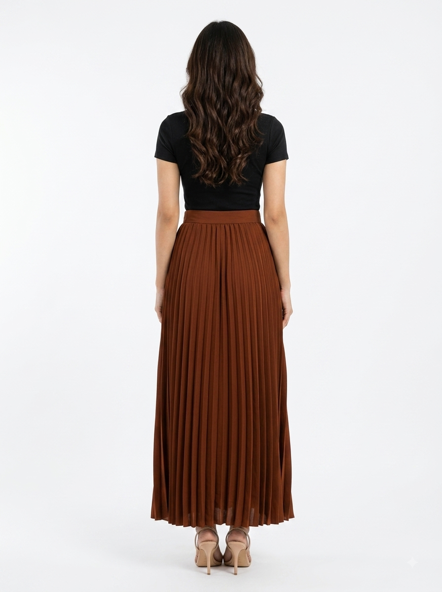 Ladieas Skirt Mehroon