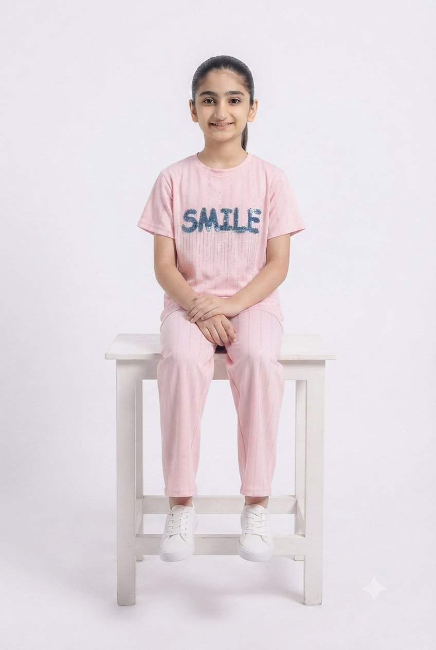 imported kids girl suit 001495 pink