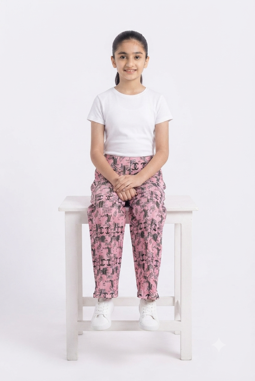 imported kids girl plazzo 00798 pink