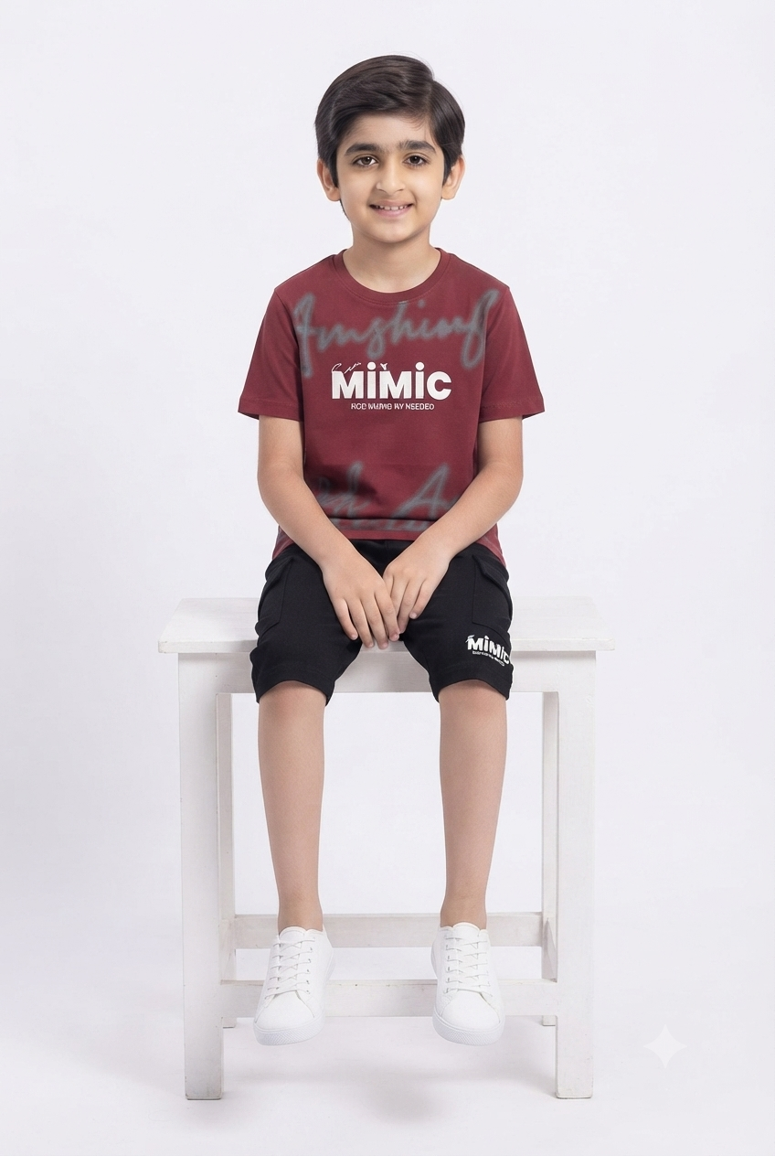 imported kids boy suit 001698 red