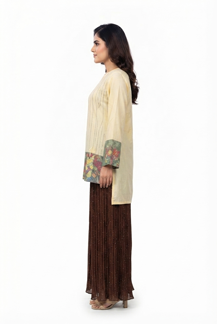 Imported ladies yellow top flapper 2 piece PNN:S B#-Q5