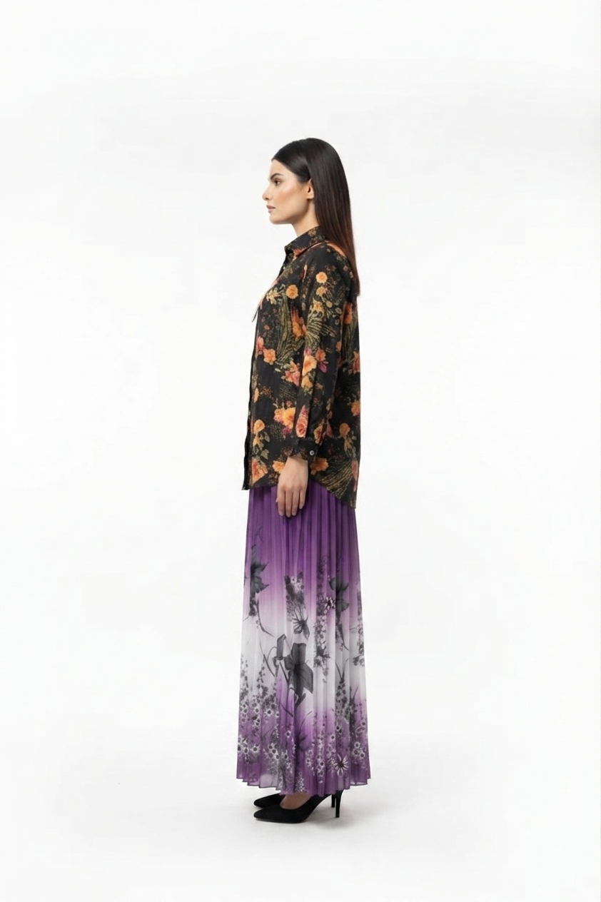 Imported ladies shirt multi skirt 838-937 S