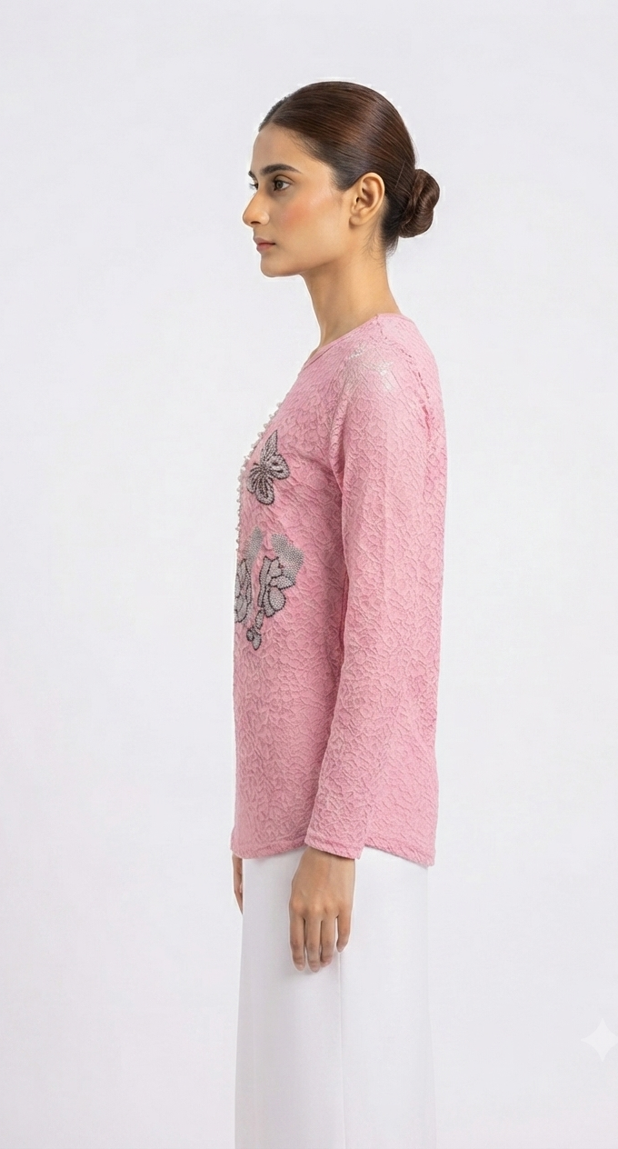imported ladies top pink 1005