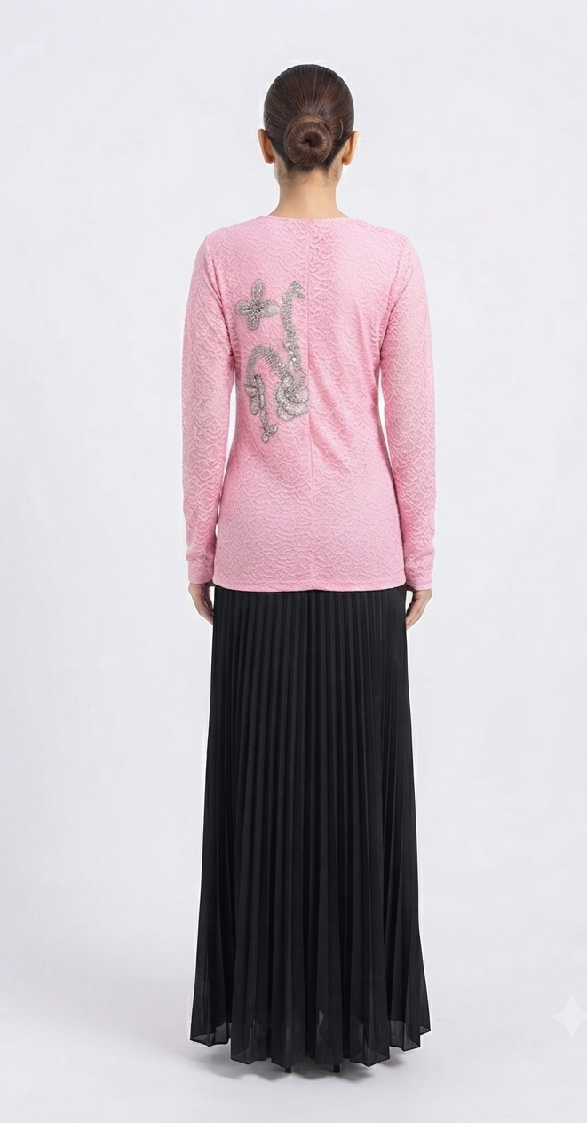 imported ladies 2 piece suit pink,black 1005,529