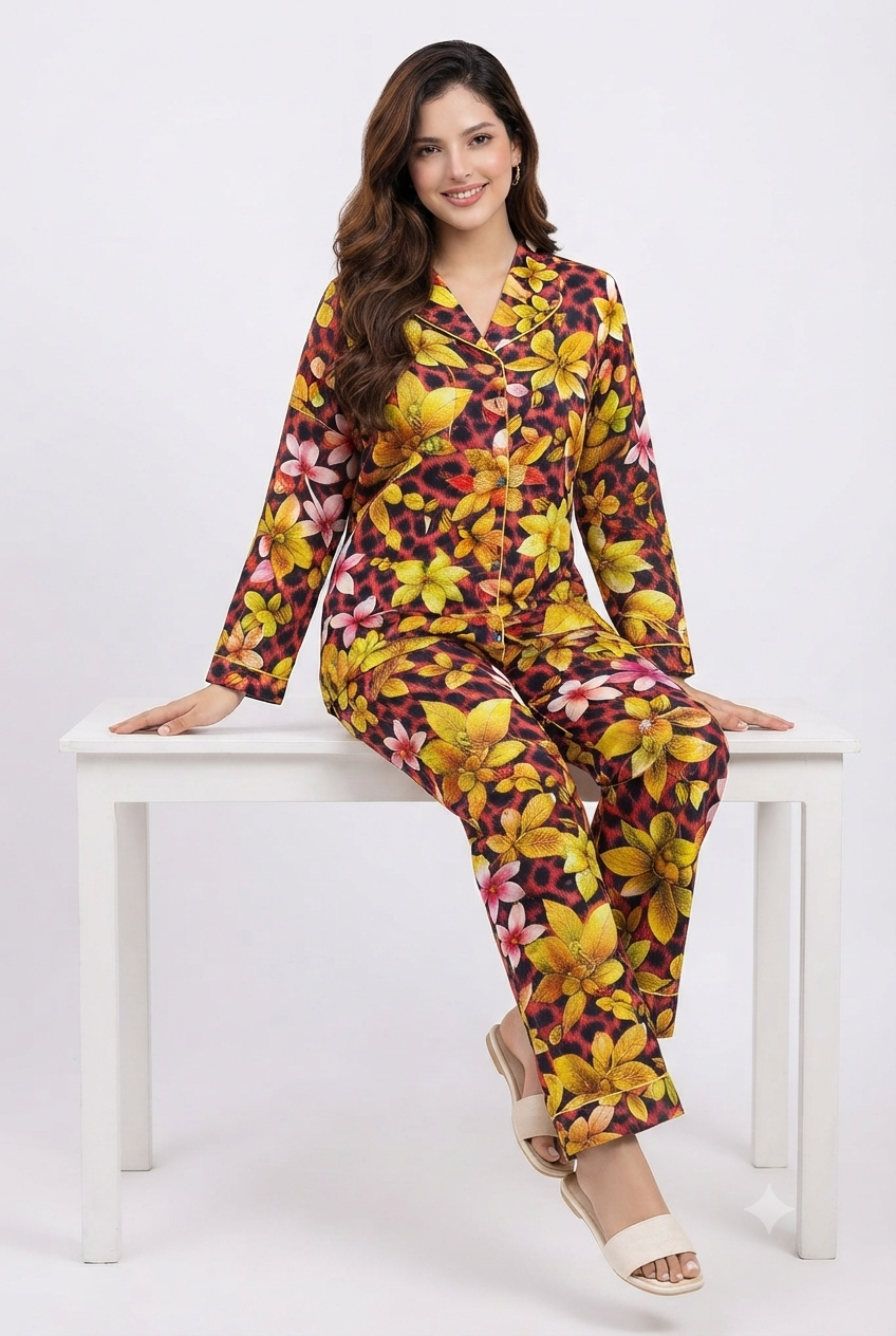 imported ladies night suite red yellow
