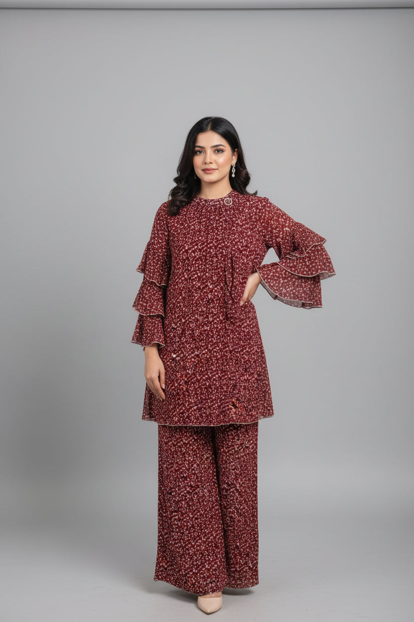 imported ladies top red 14844