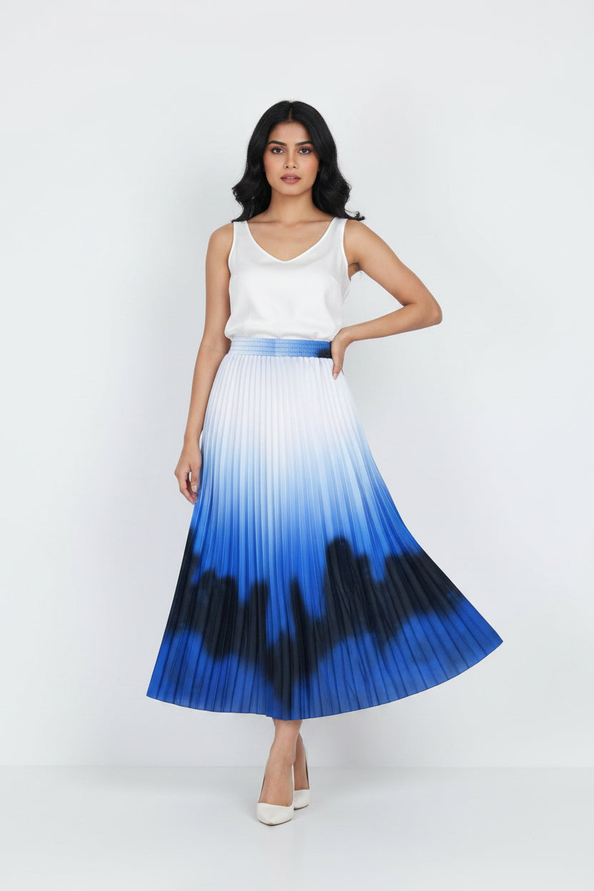 Ladies Imported skirt Blue 938 S