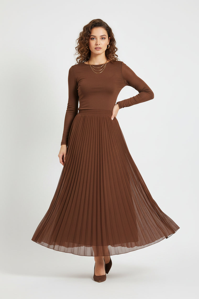 Ladies Imported Brown skirt 529-1 S