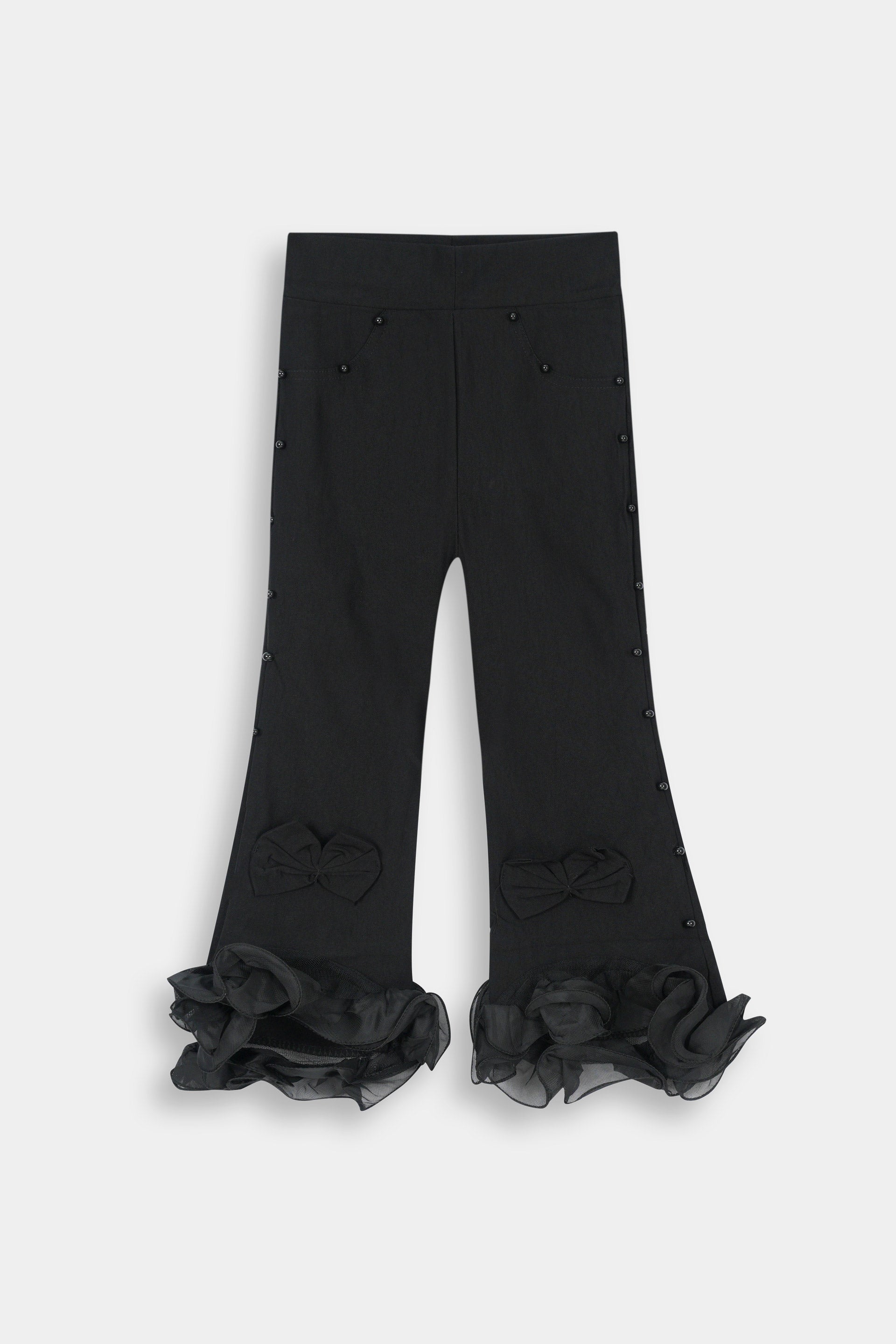 Girls Imported Balck Pant Flapper #AL159