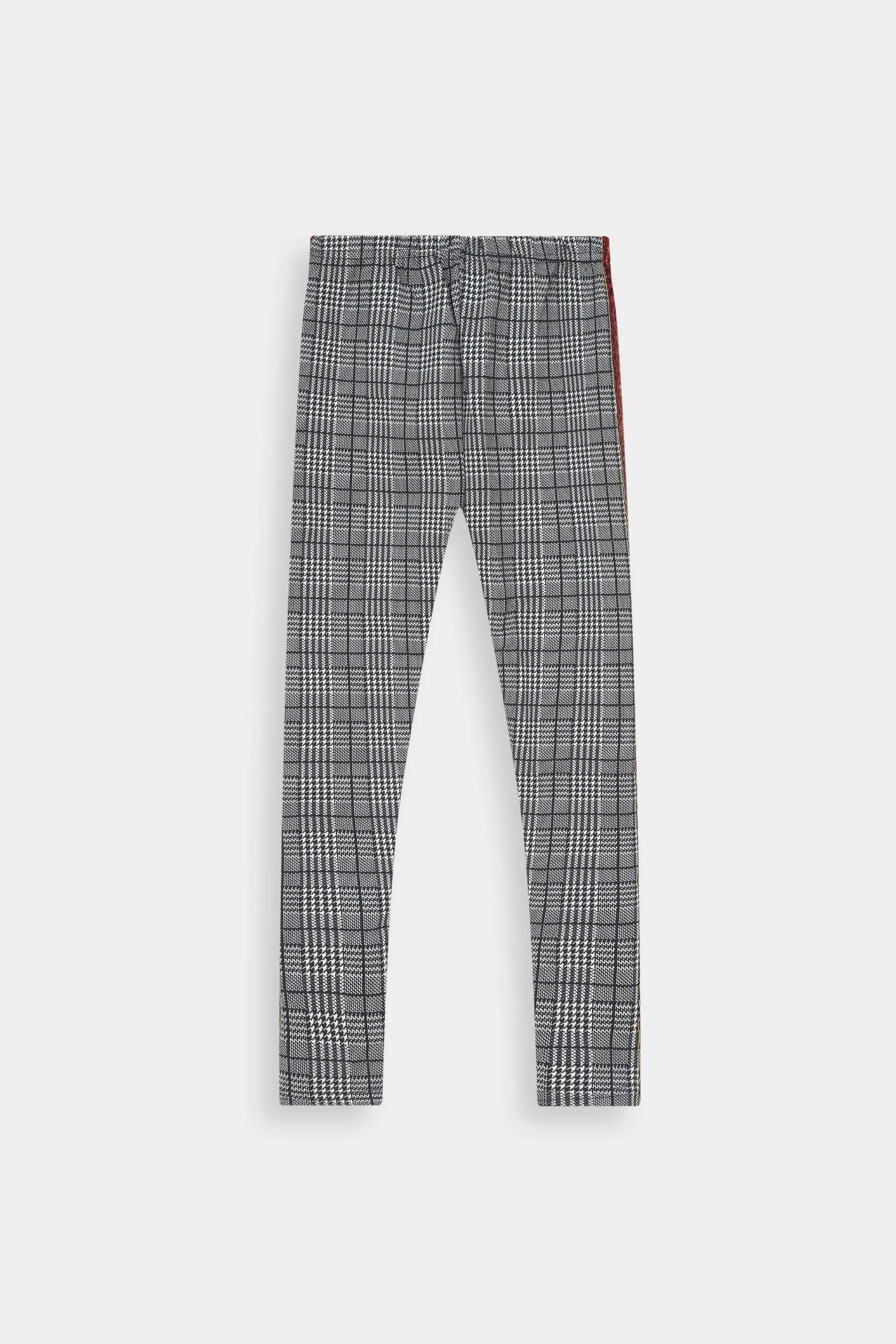 Girls Imported Check Tights