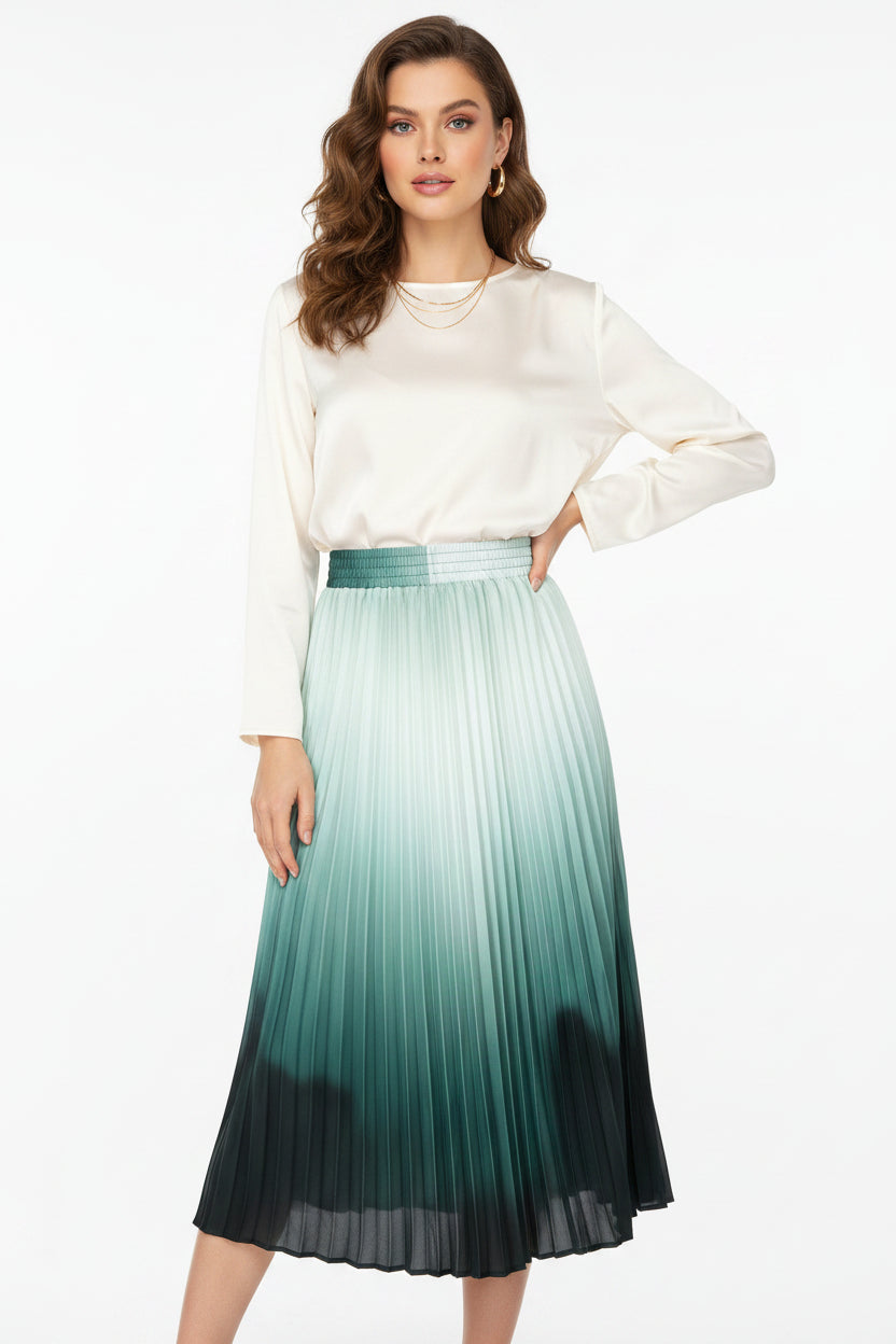 Ladies Imported skirt Green Color 938 S