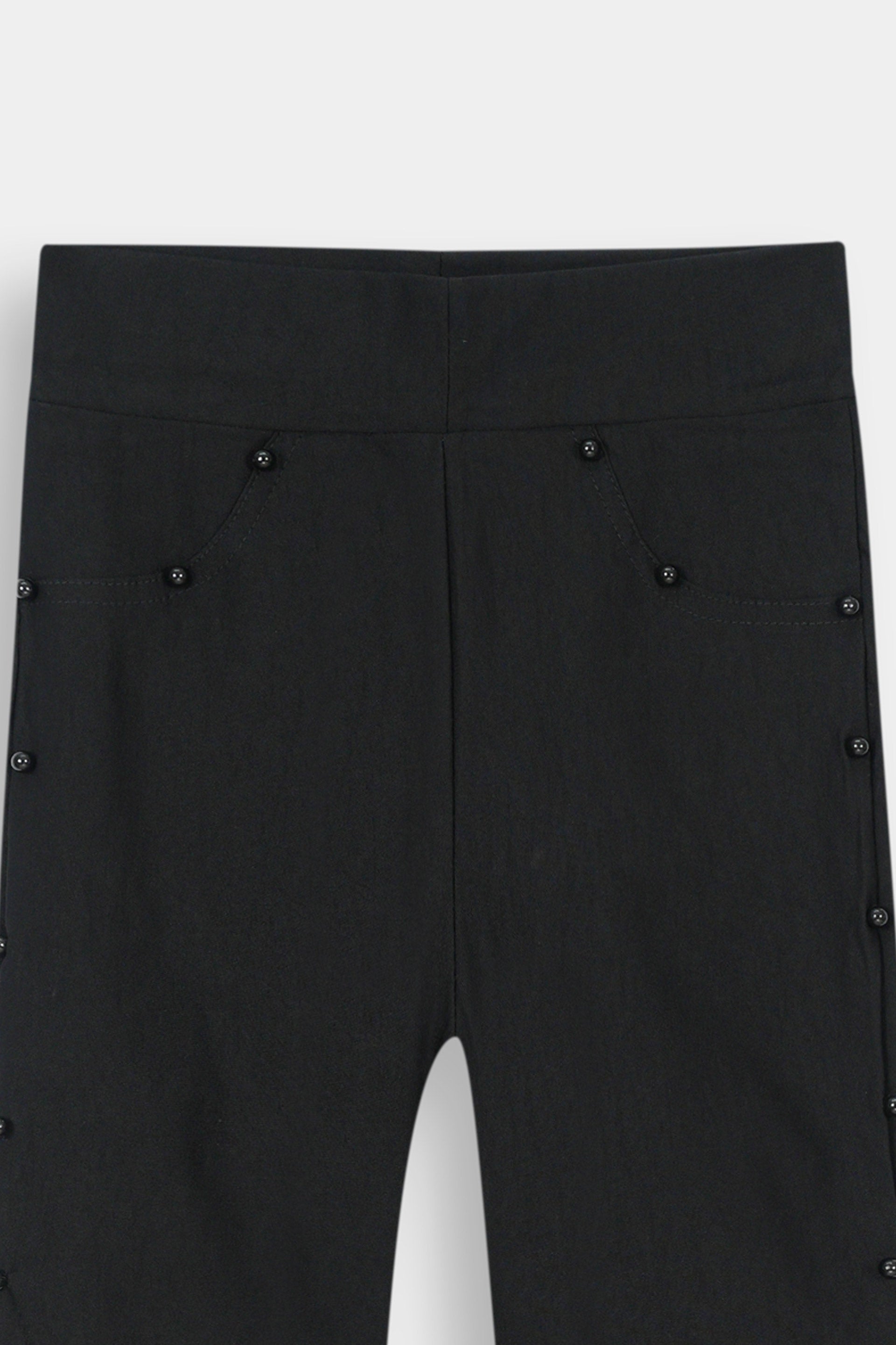 Girls Imported Balck Pant Flapper #AL159