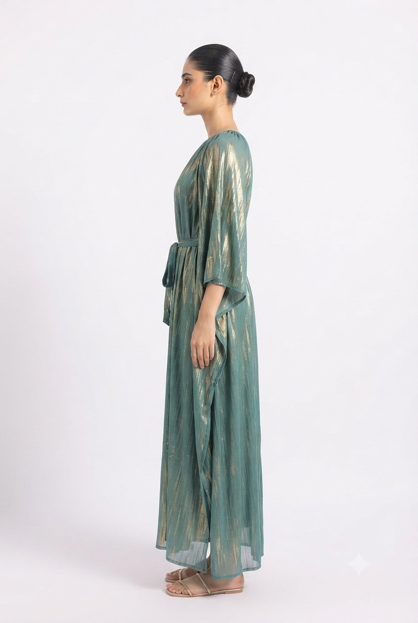 imported ladies kaftan green 1820 S