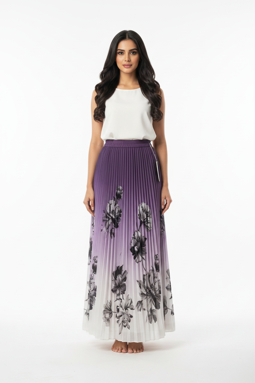 Imported ladies purpal skirt 937