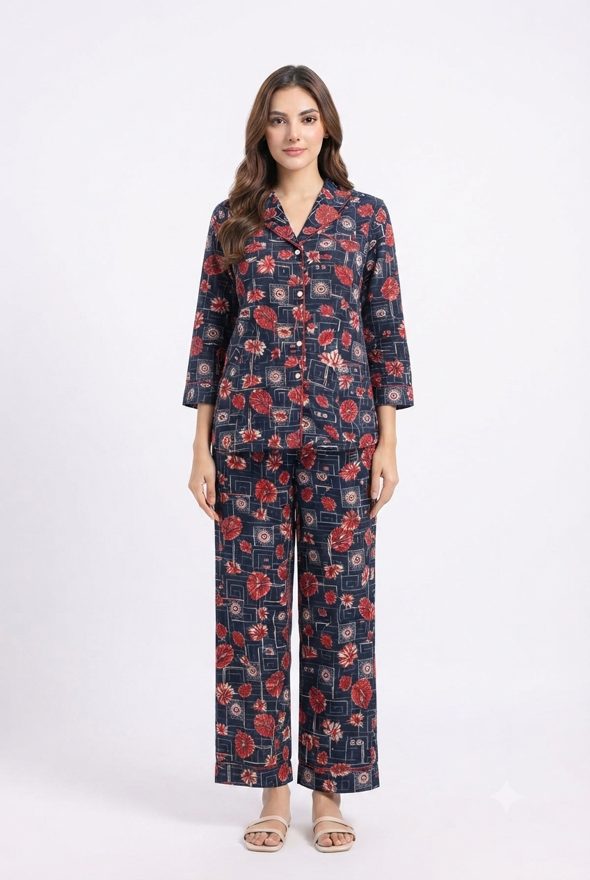 imported ladies night suite blue red