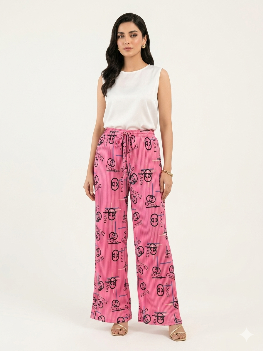 imported ladies pink trouser flapper 698