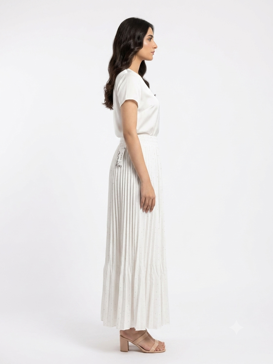 Imported ladies white skirt 101