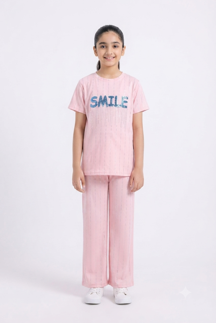 imported kids girl suit 001495 pink