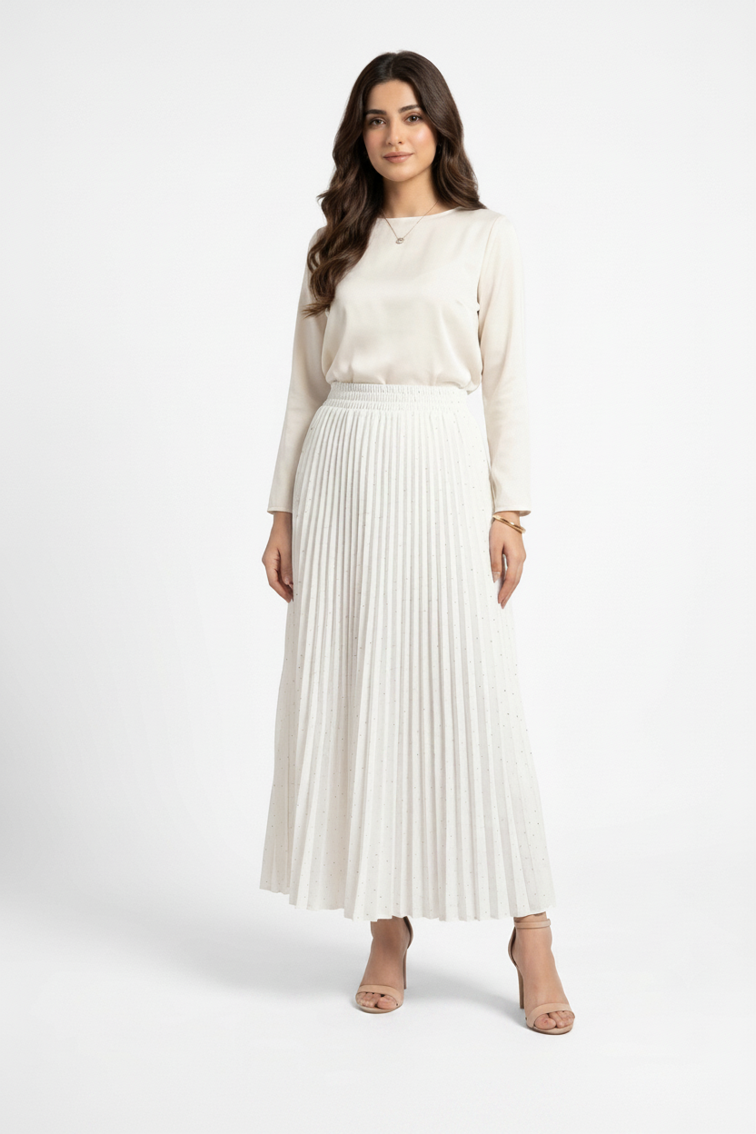 Imported ladies white skirt 101 R