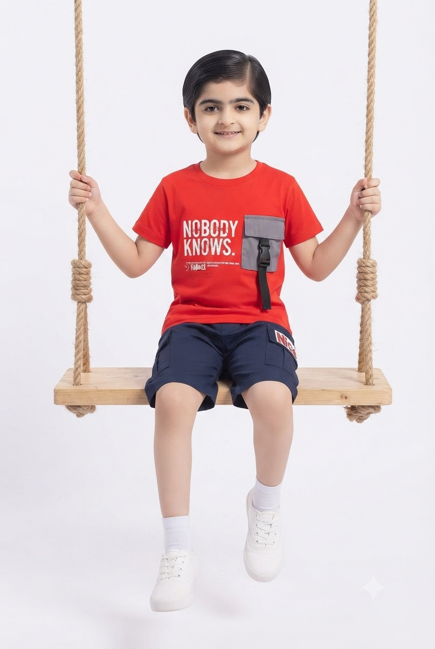 imported kids boy suit 998 red