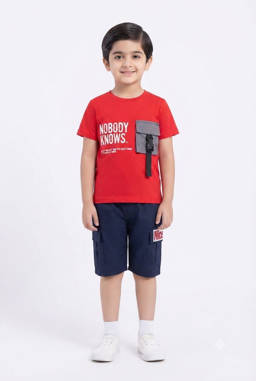 imported kids boy suit 998 red
