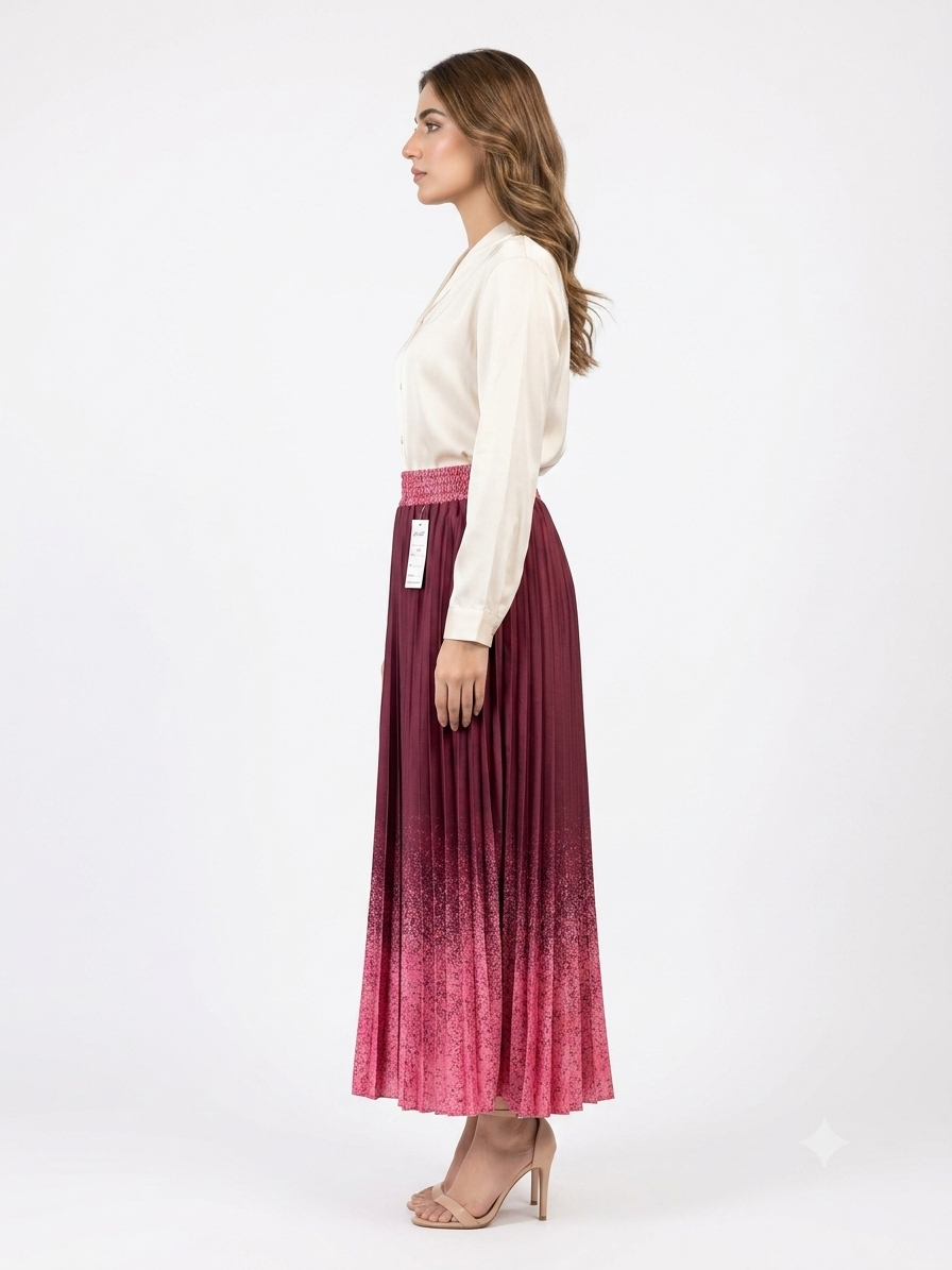 Imported ladies dyndy red skirt 939