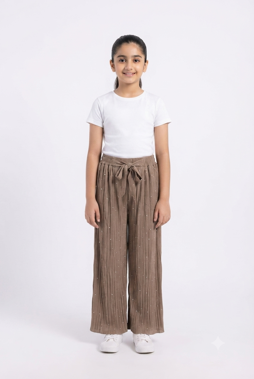 imported girl plazzo 00798  (light brown)