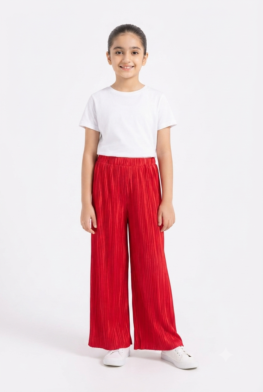 imported kids girl plazzo 001148 red