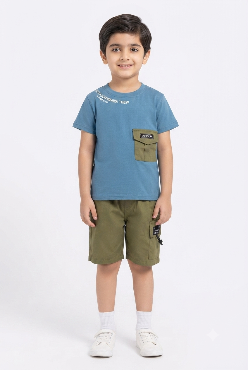 imported kids boy suit 998 blue