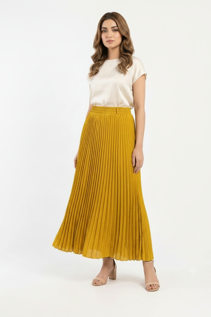 Imported ladies lemon skirt 101 R