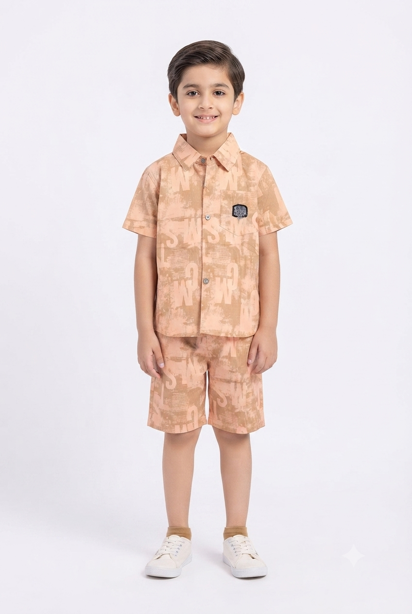 imported kids boy suit 1095 pink