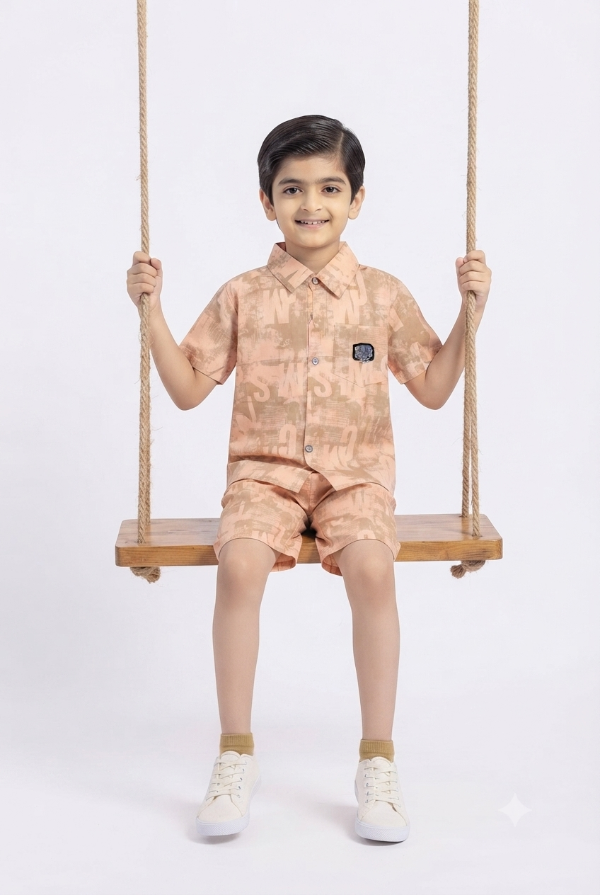 imported kids boy suit 1095 pink