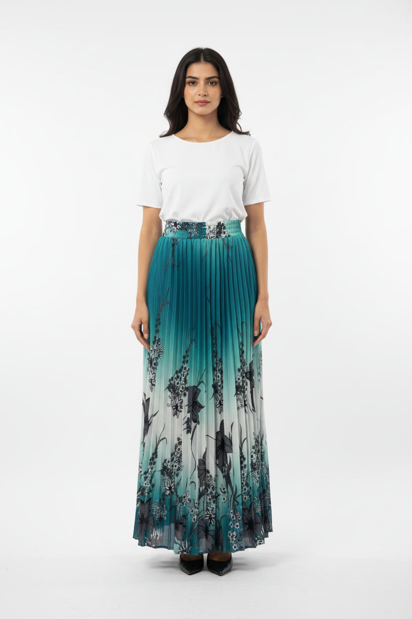 Imported ladies skirt green 937