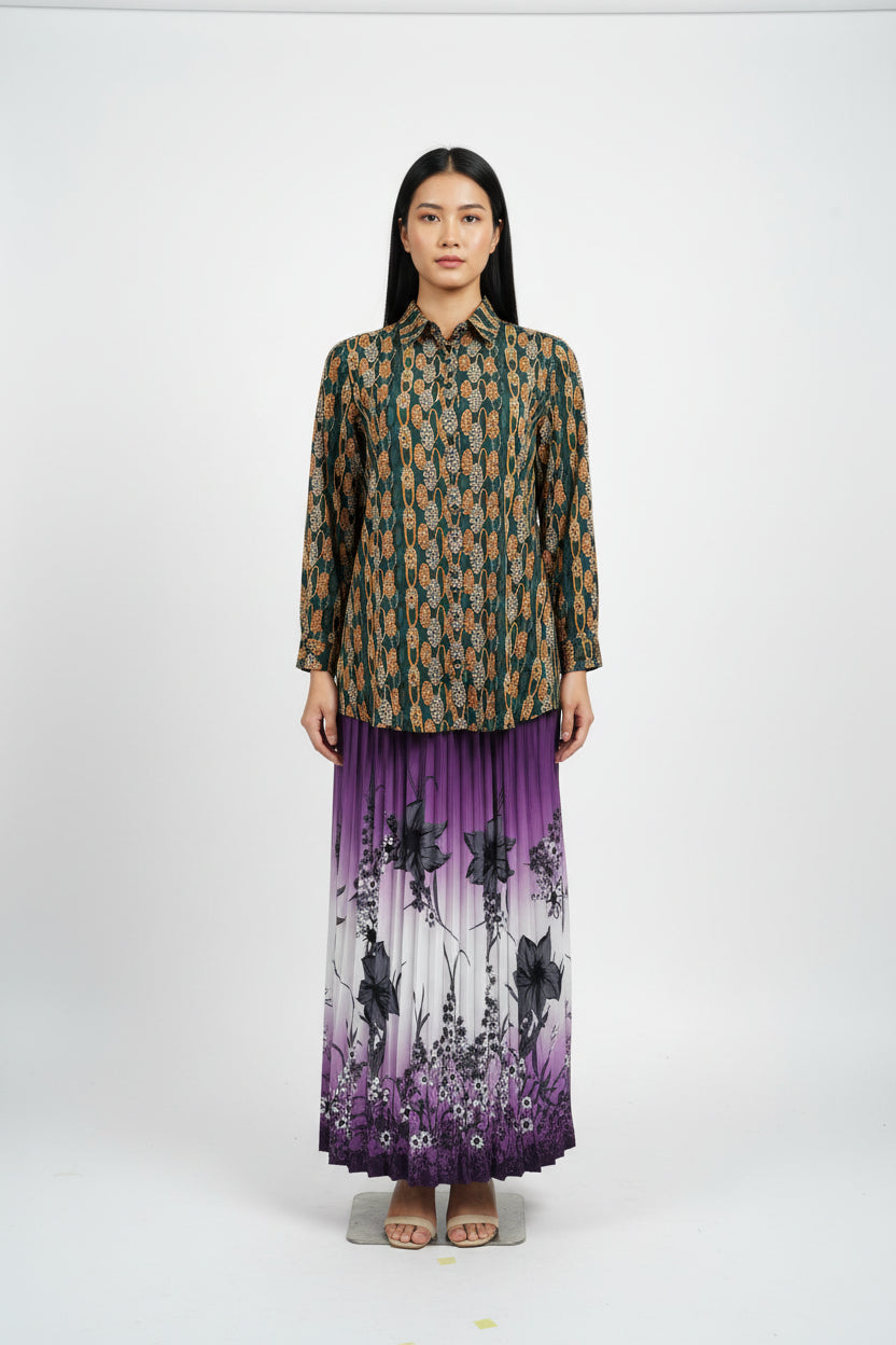 imported ladies shirt ziq skirt 2 piece 838-937