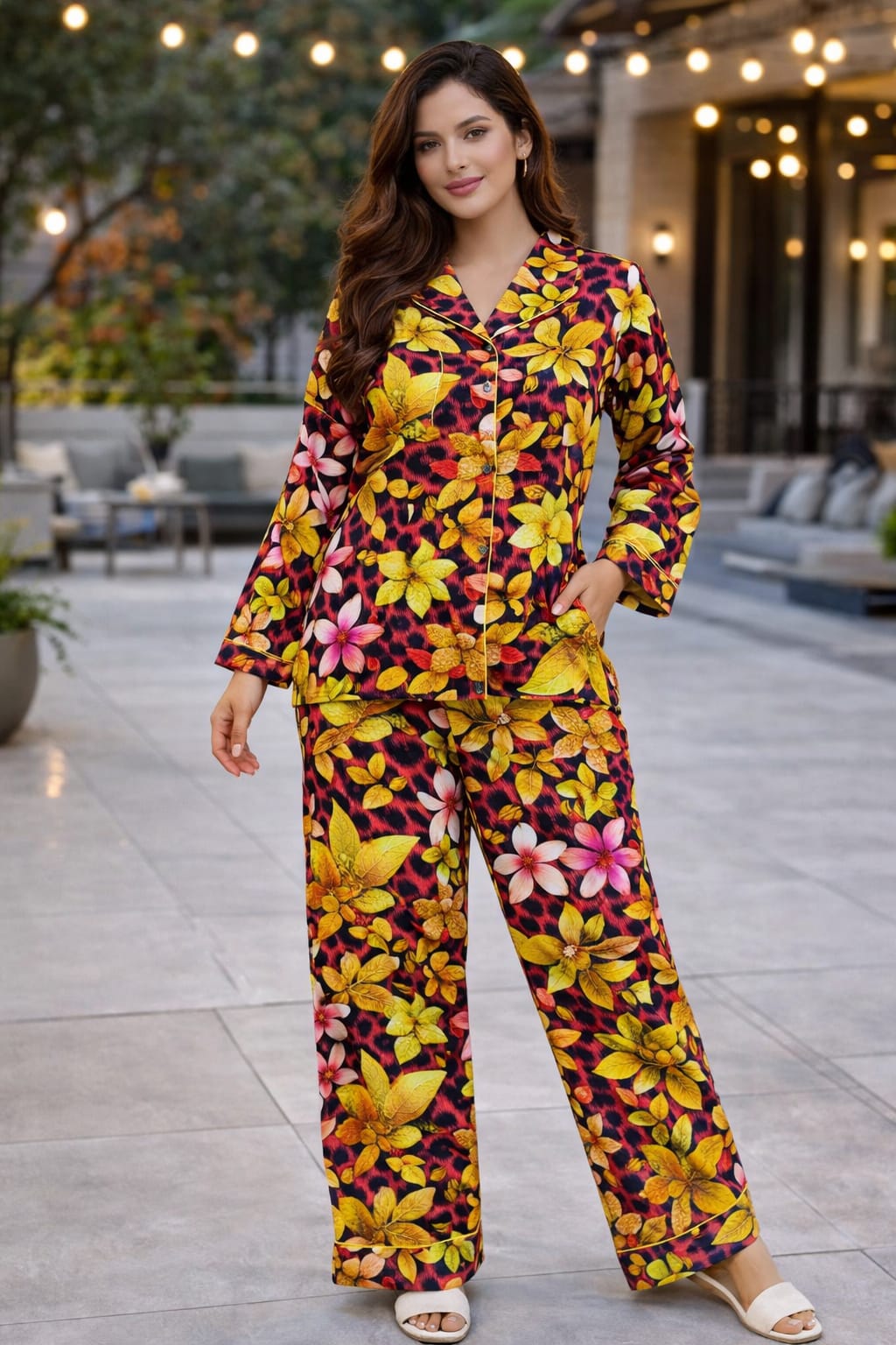 imported ladies night suite red yellow